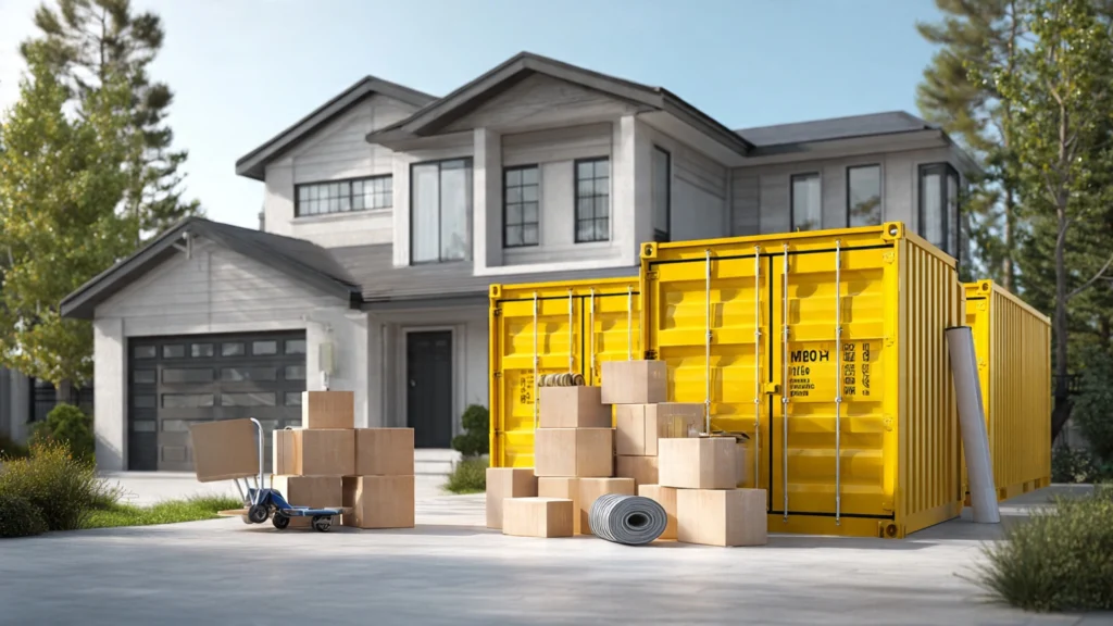 How Many Containers for 4 Bedroom House Move