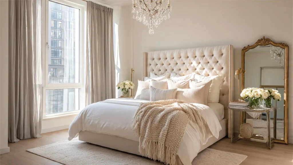 How to make a small bedroom look luxurious