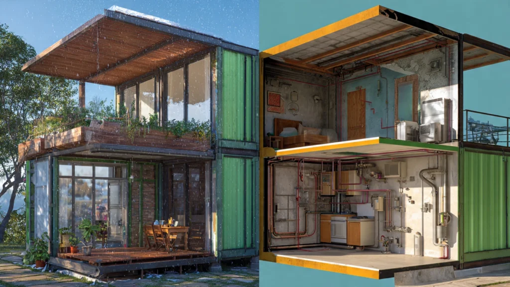 What is the disadvantage of container houses