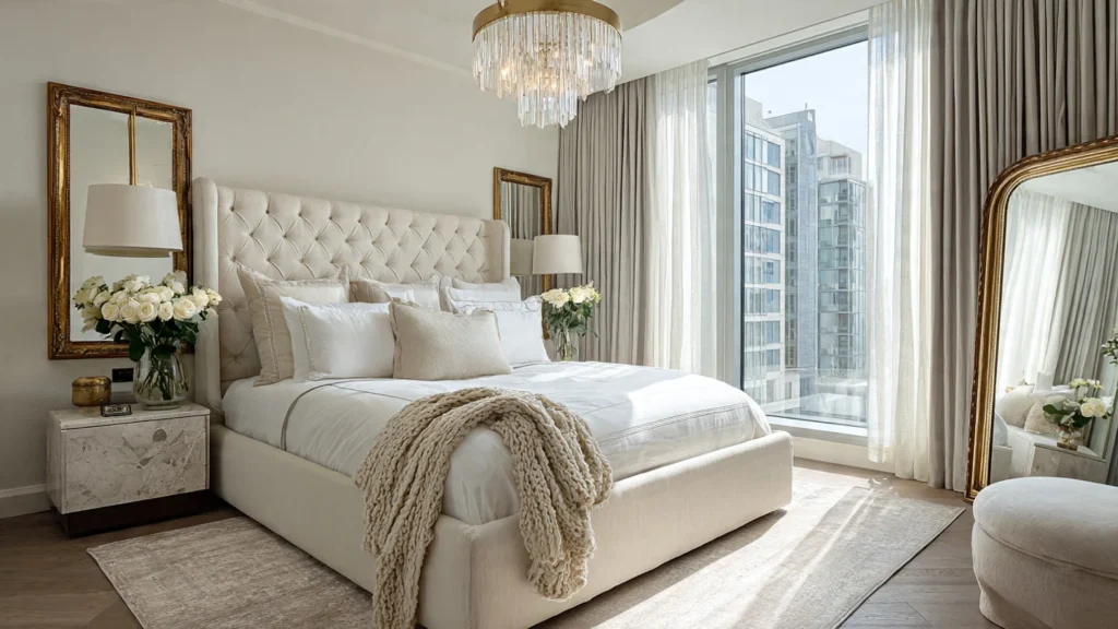 How to make a small bedroom look luxurious