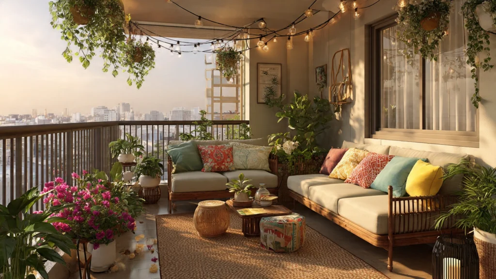 What are the rules for decorating a balcony