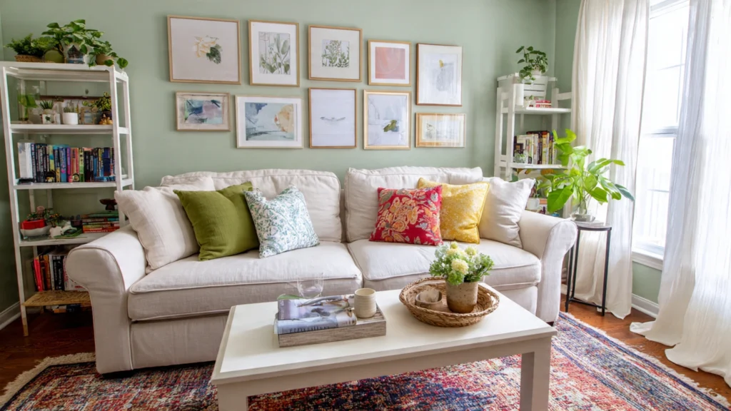 How can I design my home interior on a budget?